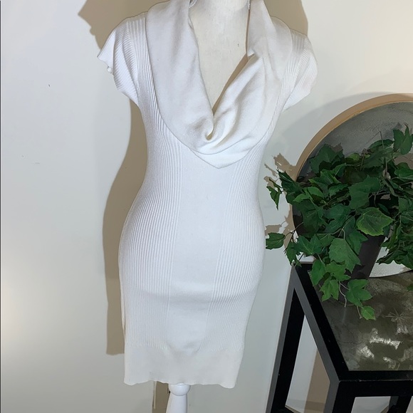 White/Cream Dots Dress - Picture 4 of 8